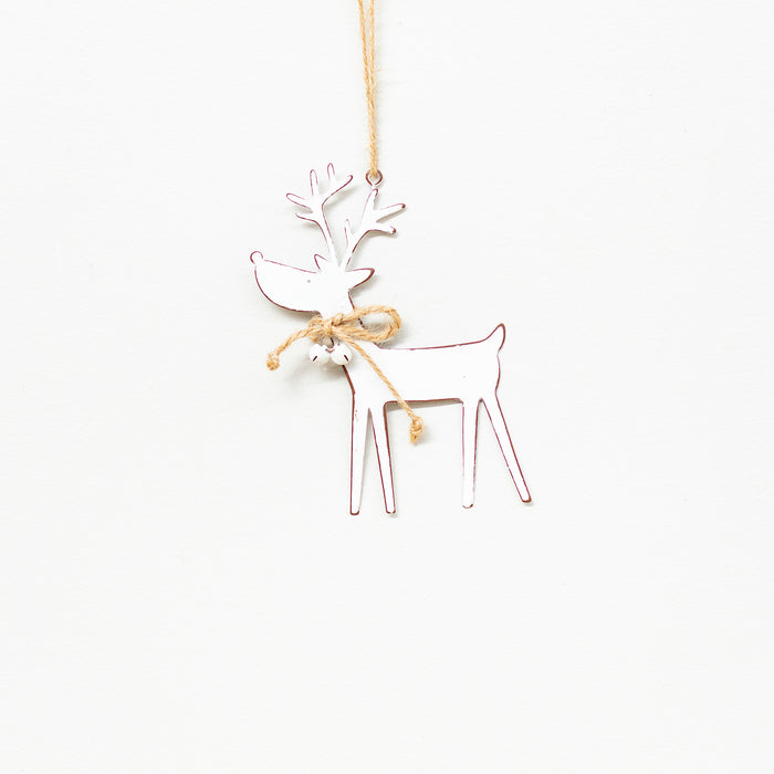 Small Metal Reindeer Hanger