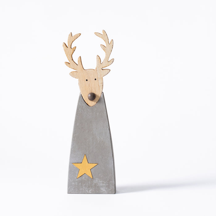 Large Reindeer/Gold Star