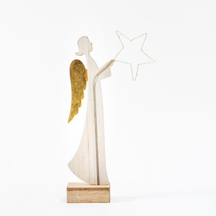 Large Angel on Plinth