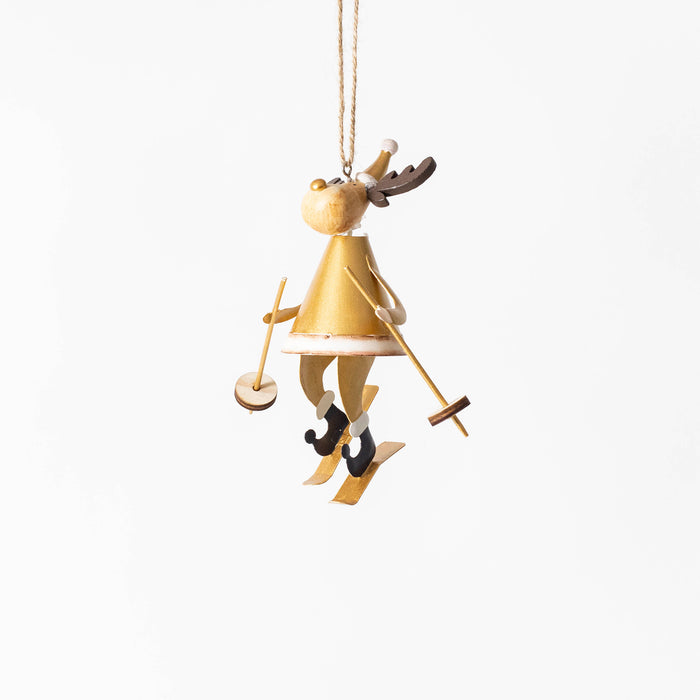 Reindeer on Skis Hanger