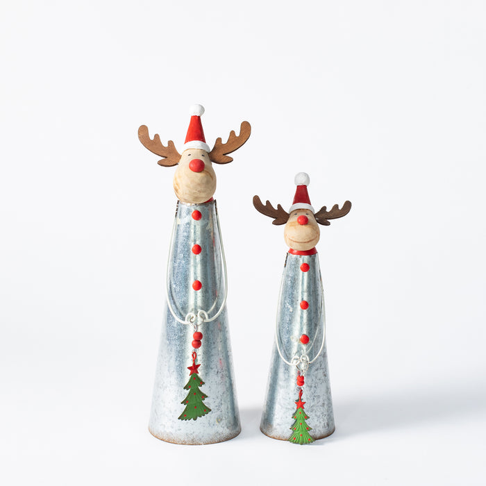 Small Whimsical Reindeer Cone