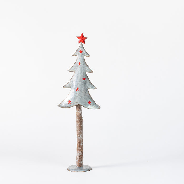 Giant Metal Christmas Tree on Disk