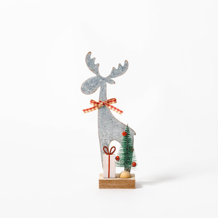 Small Reindeer on Plinth