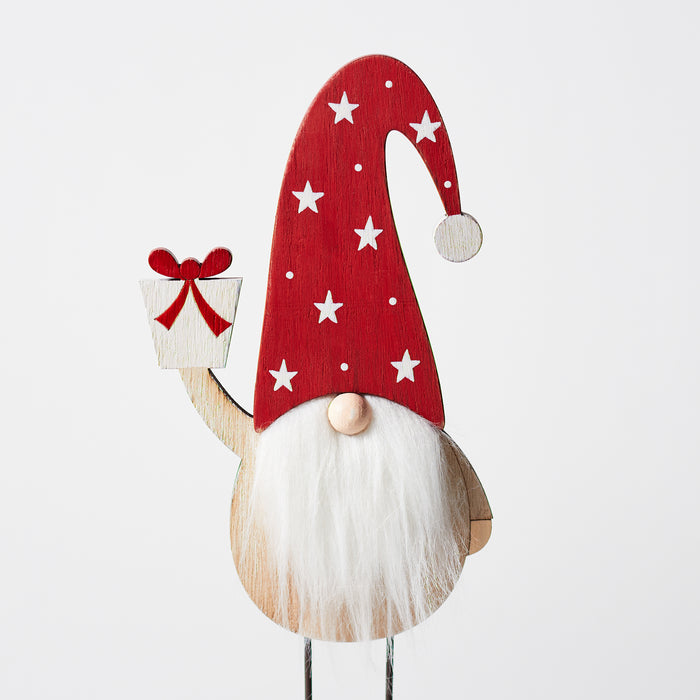 Small Standing Santa W/ Present