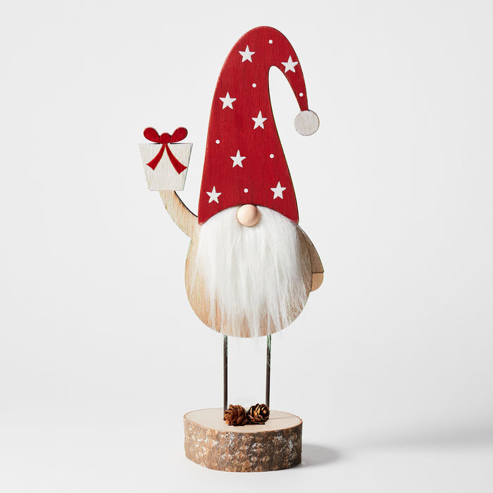 Large Standing Santa W/ Present