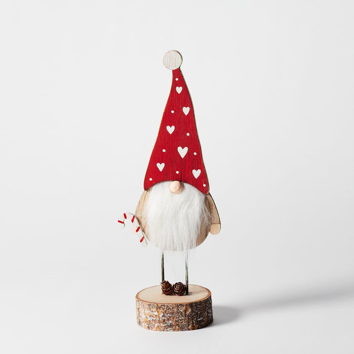 Small Standing Santa W/ Stick