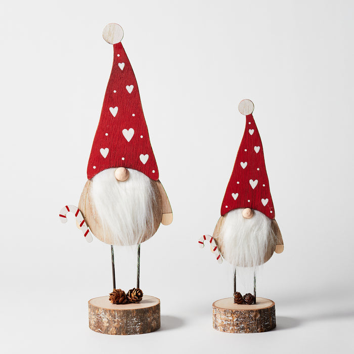 Small Standing Santa W/ Stick