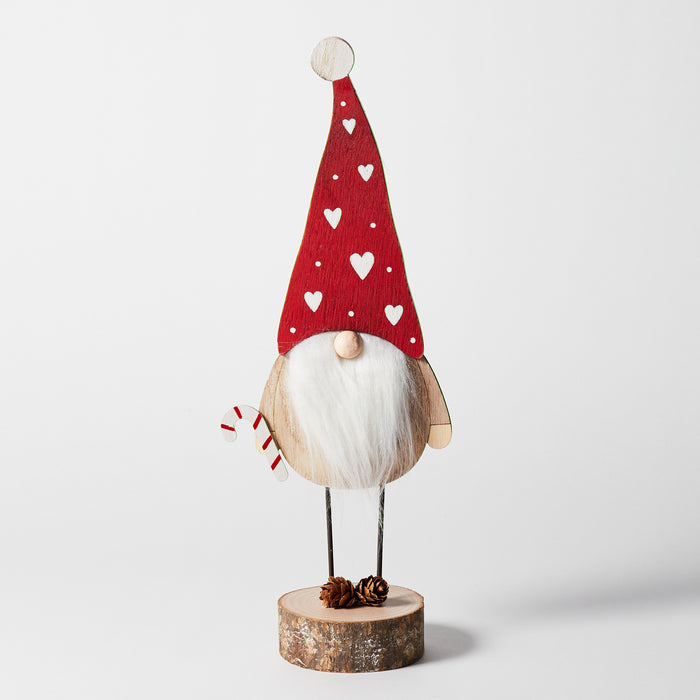 Large Standing Santa W/ Stick