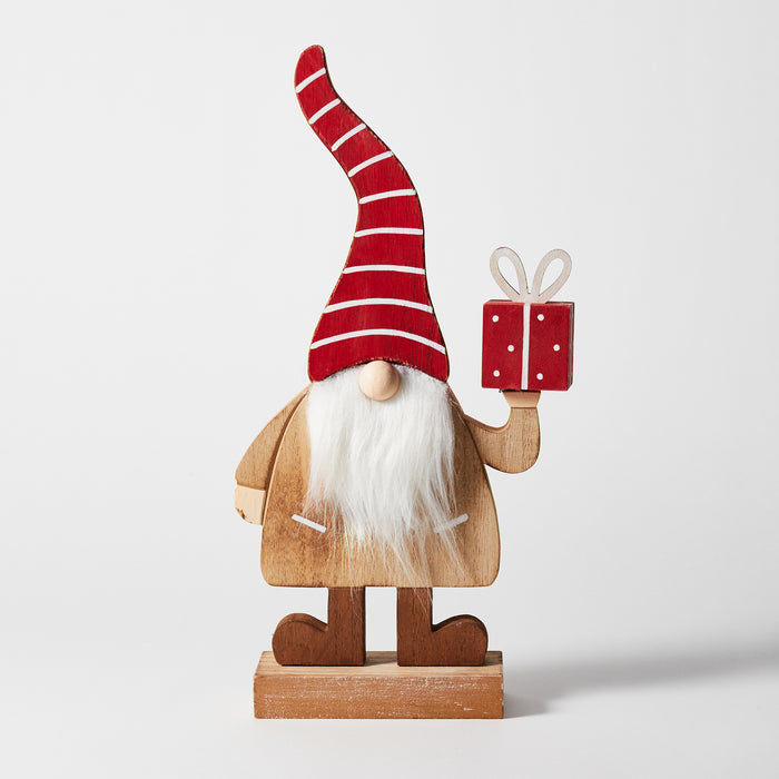 Lg. Standing Santa on Square Plinth