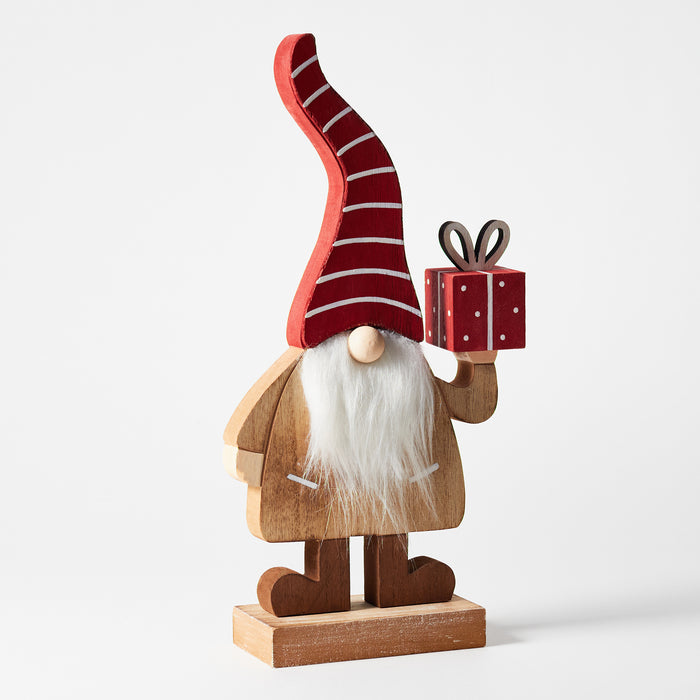 Lg. Standing Santa on Square Plinth