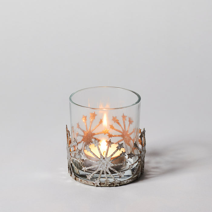 Small Stars Snowflake Votive