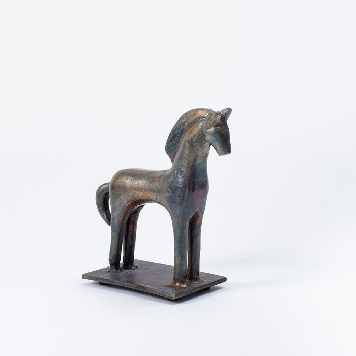 Small Ancient Horse on Plinth