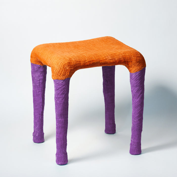 Rectangular Table - Orange/Violet