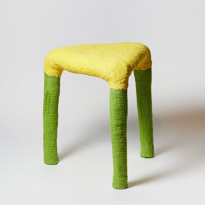 Triangular Table - Yellow/Green