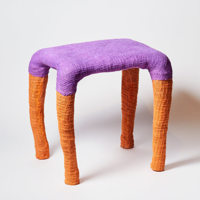 Rectangular Table - Violet/Orange