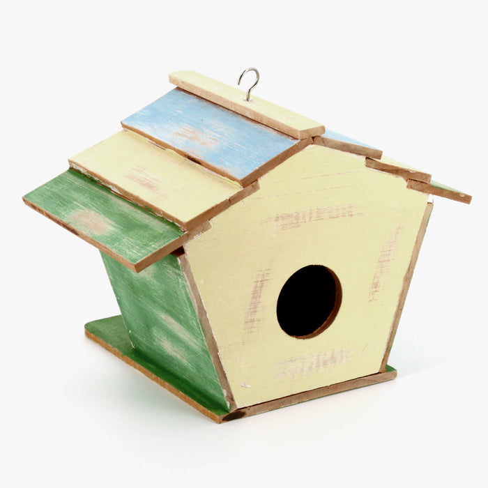 Swiss Chalet Teak Birdhouse