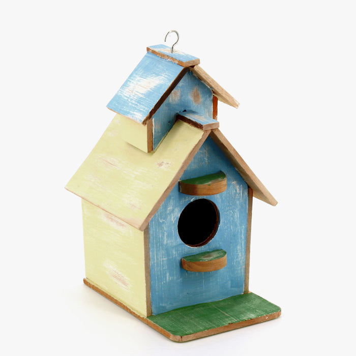 Two Storey Teak Birdhouse