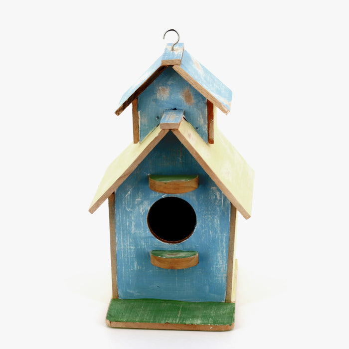 Two Storey Teak Birdhouse