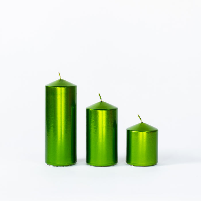 Small Pillar Candle - Green