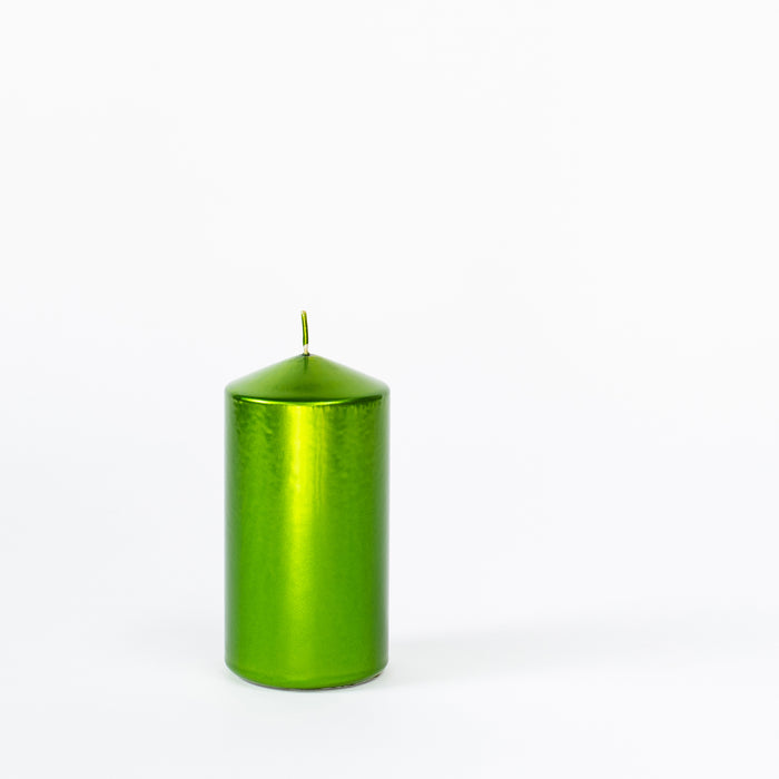 Medium Pillar Candle - Green