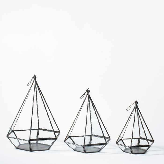 Small Hanging Pyramid Holder