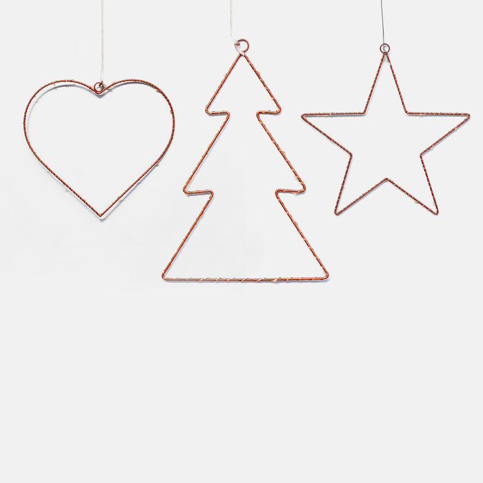 Large Star with 30 Lights - Copper