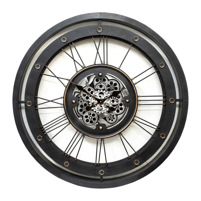 Giant Spoked Wall Clock