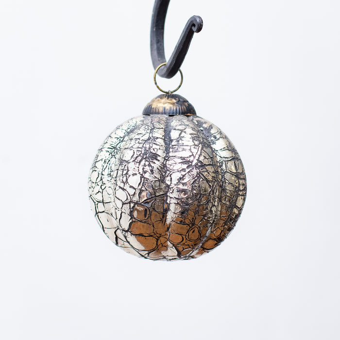 Extra Large Bauble - Antique Silver