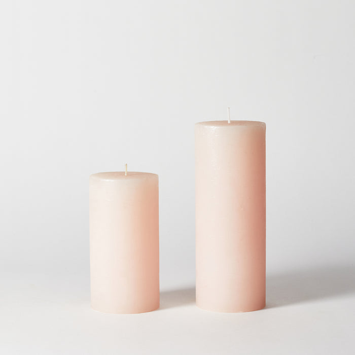 Med Pillar Candle - Pastel Pink