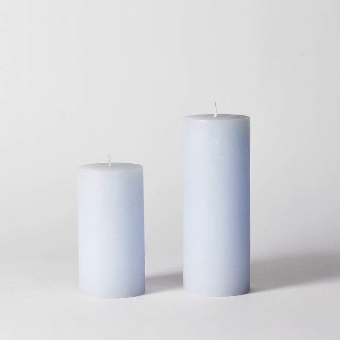 Med Pillar Candle - Pastel Blue