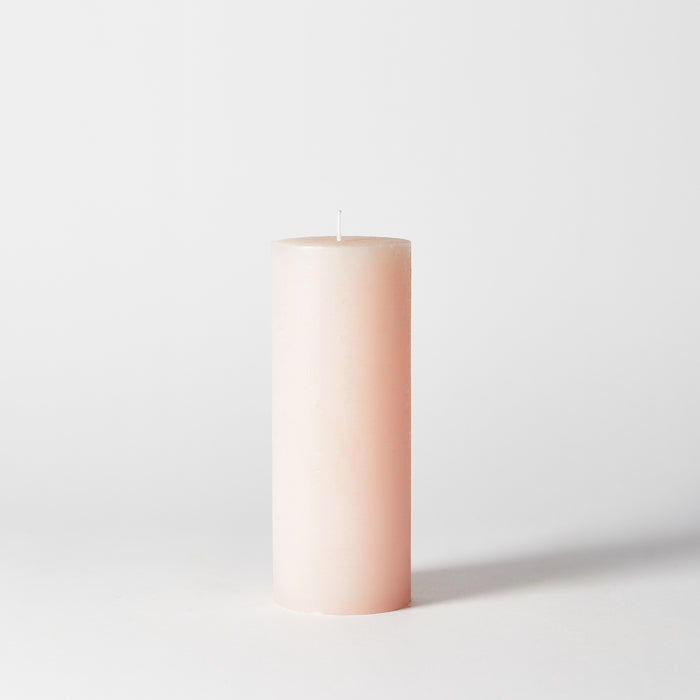 Large Pillar Candle - Pastel Pink