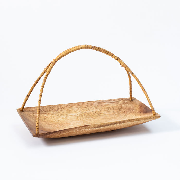 Large Rectangular Handled Tray