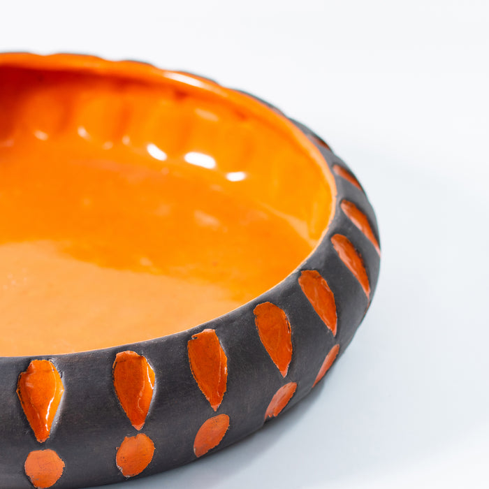 Small Round Bowl - Orange