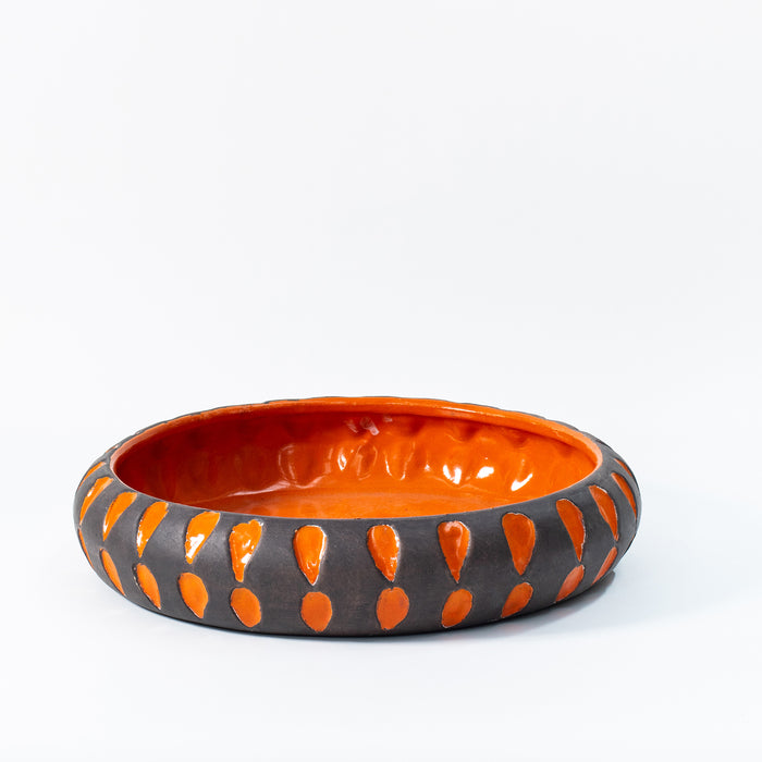 Large Round Bowl - Orange