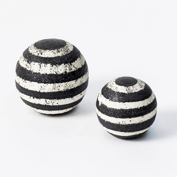 Large Horizontal Striped Sphere