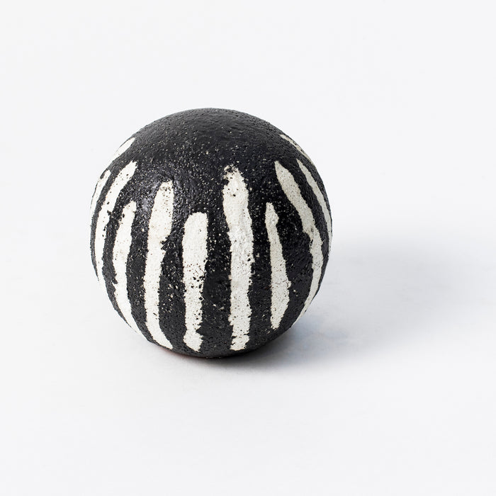 Large Vertical Striped Sphere