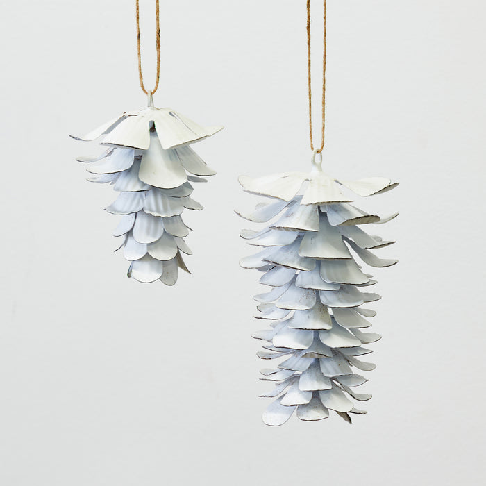 Set of Two Hanging Pine Cones