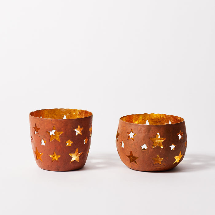 Set of Two Star Votives