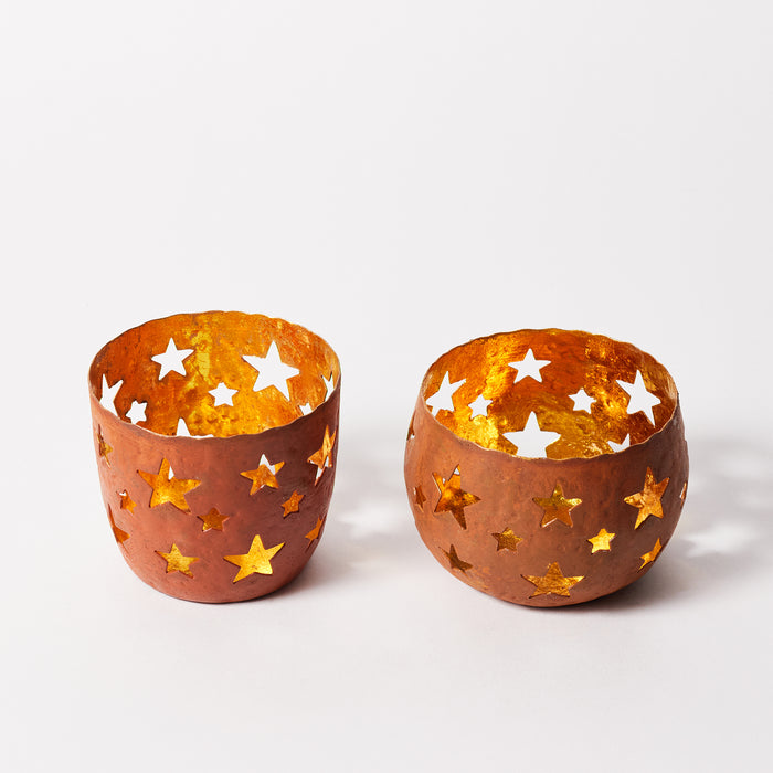 Set of Two Star Votives