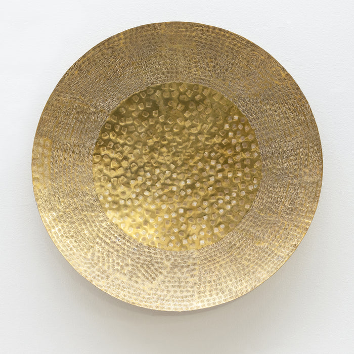 Giant Round Gold Wall Art
