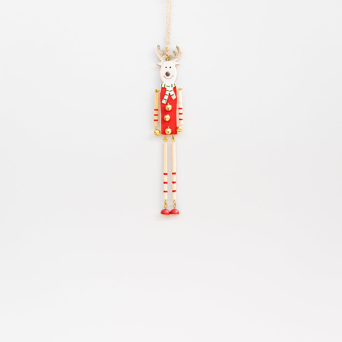 Small Wooden Reindeer Hanger