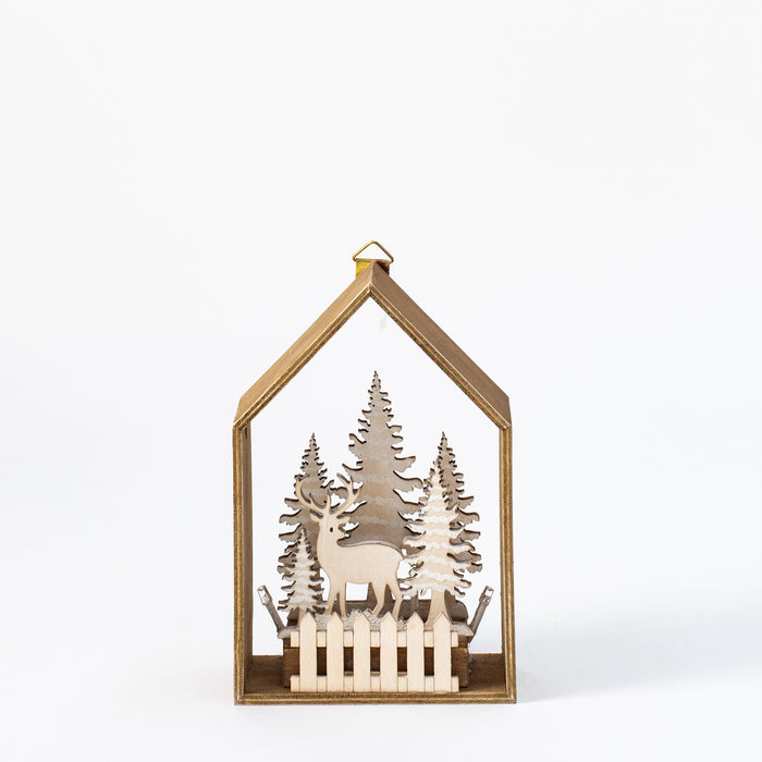 Small Wooden House With Trees