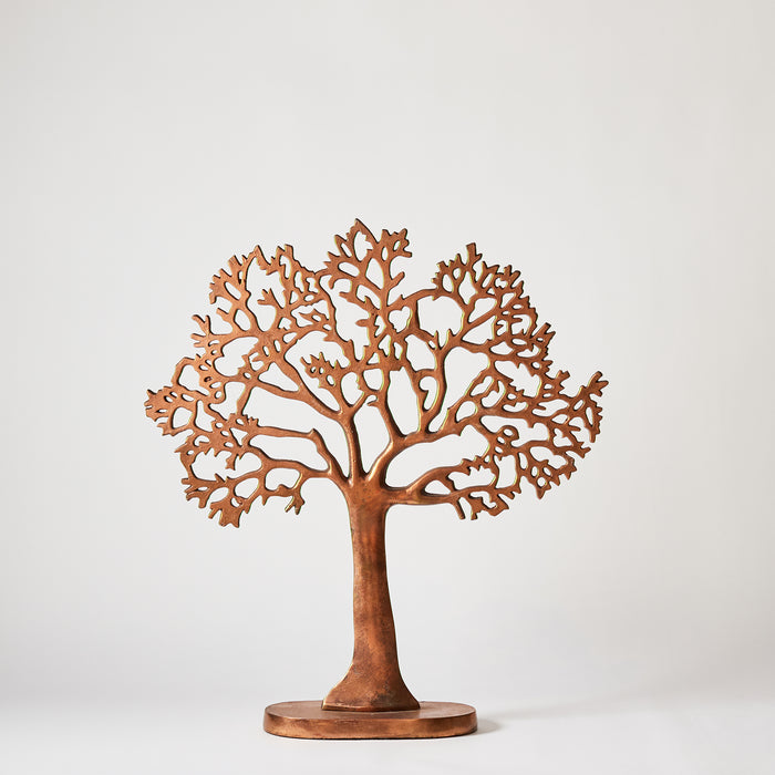 Large Tree of Life-Oxidised Copper