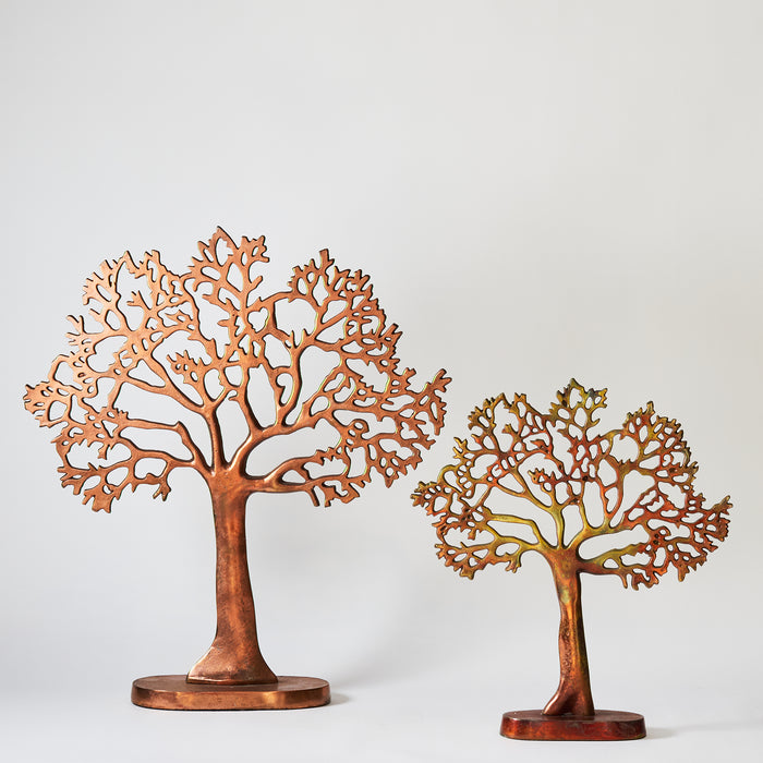 Large Tree of Life-Oxidised Copper