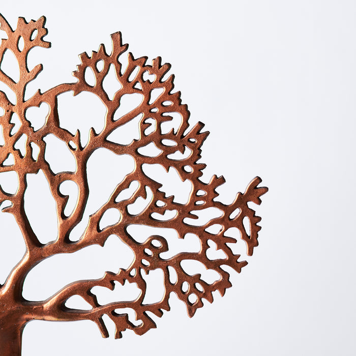 Large Tree of Life-Oxidised Copper