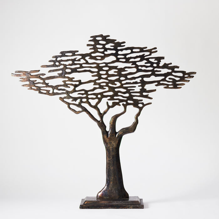 Large Tree of Life-Oxidised Pewter