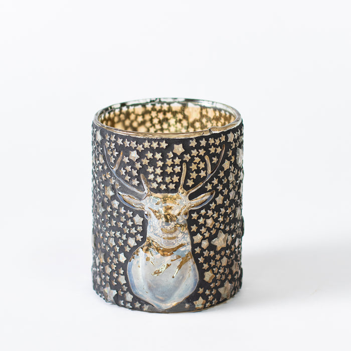 Medium Stag Votive with Stars