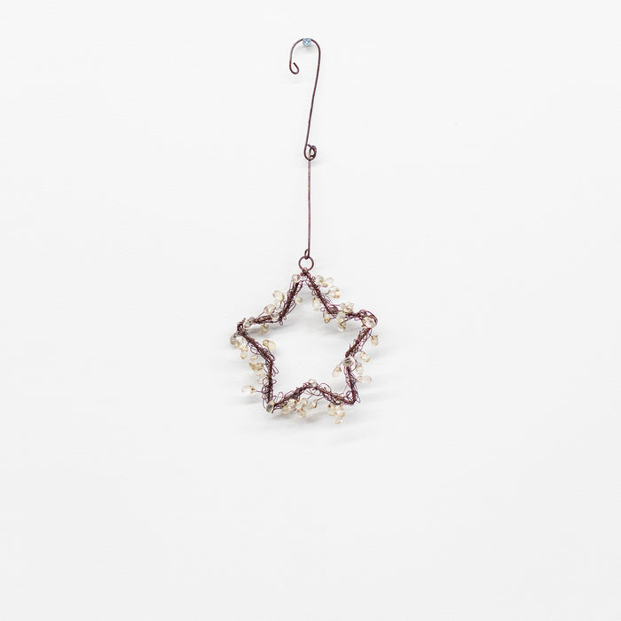 Small Clear Beaded Star