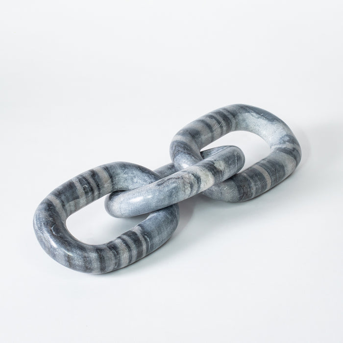 Oval Chain Links - Grey