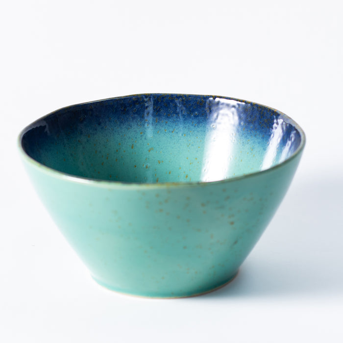 Large Deep Bowl - Aqua